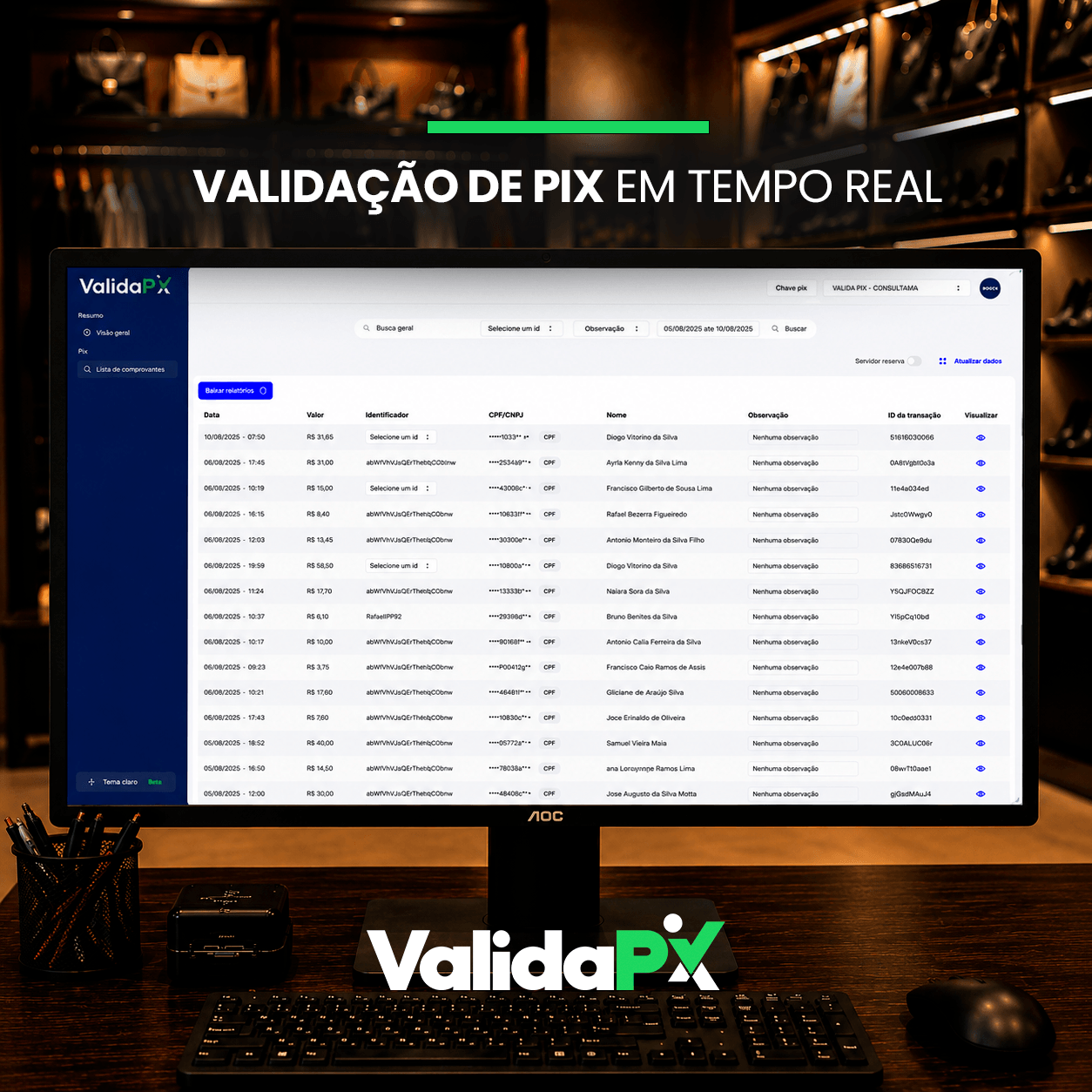 Yuri Aquino, fundador do Grupo Valida