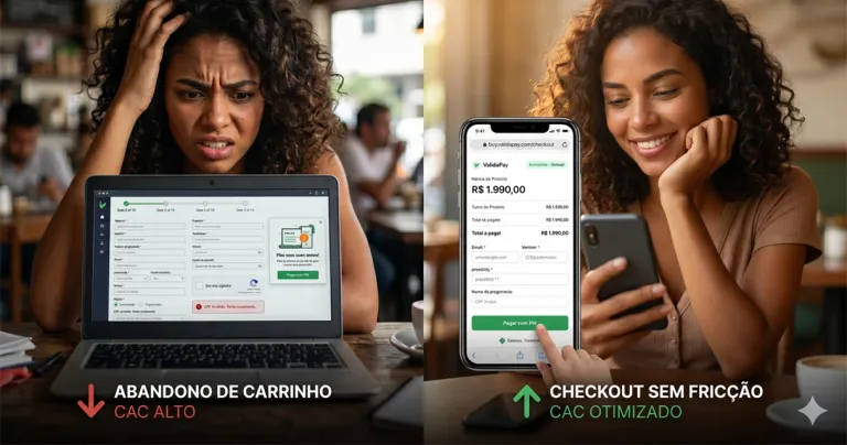 Checkout sem fricção: reduza o abandono e otimize o CAC